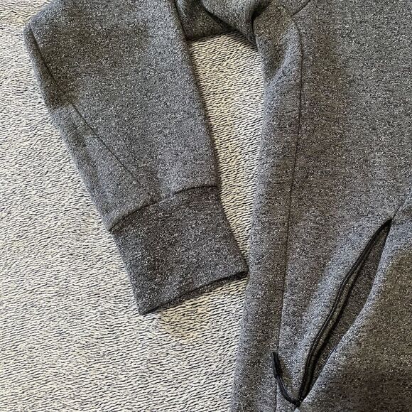 Nike Mens Air Jordan Dark Heather Gray Long Sleeve Sweatshirt Size XXL W/Pockets - Picture 4 of 8